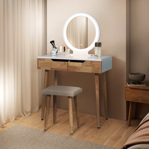 MidCentury Modern Makeup Vanities You'll Love Wayfair